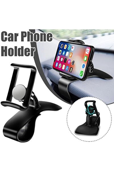 CMT Araba Gösterge Üstüne Takılan 360 Oynar Başlı Telefon Tutucu