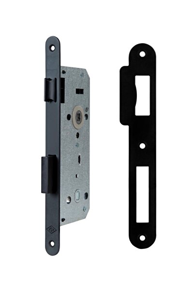 Genel Markalar Siyah Wc Ve Banyo Kapı Kilidi 40 Mm / 40x23mm - Ürün Siyah Renk Ve Sessiz Kilittir