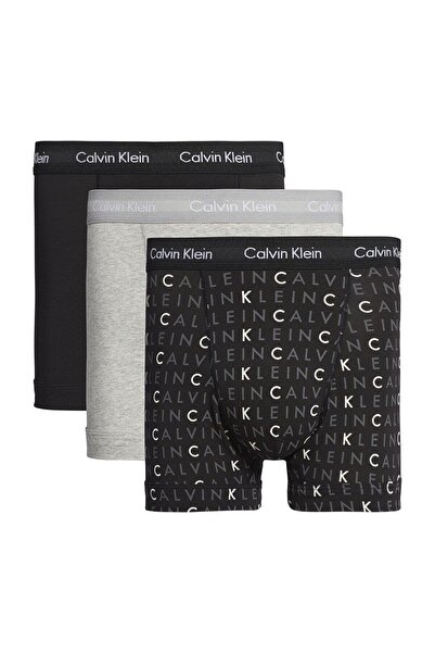Calvin Klein 3p ترانك بوكسر رجالي مكون من 3 قطع