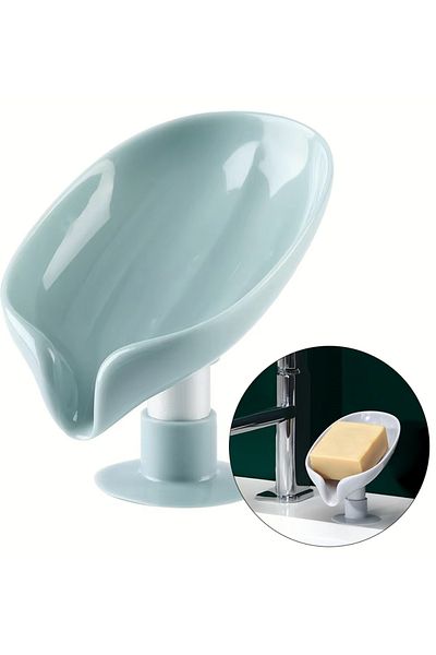 usin Με διακοσμητική βεντούζα - WC Μπάνιο Κουζίνα Πάγκος νιπτήρας Στερεό σαπούνι θήκη θήκης