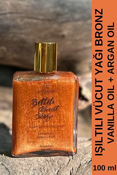 Natural'iz Beauty زيت الجسم اللامع برونزي 100 مل