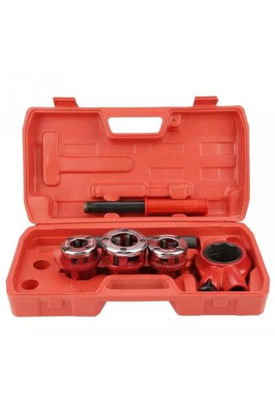 kayasanyapimarket Manuel Boru Pafta Diş Açma Takımı 1/2"-3/4" 1 Inç