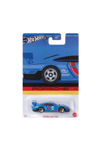 HOT WHEELS 1/64 Ölçek Porsche Temalı Uzun Kart Araçlar HRW59 Porsche 935