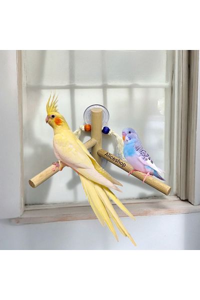 aliceshop Suction Cup Attachable Perch - Glass