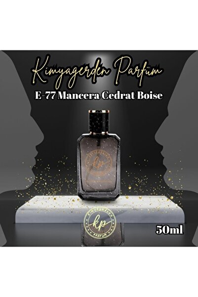 kp kimyagerden parfüm E-77 Mancera Cedrat Boise - 50 ml