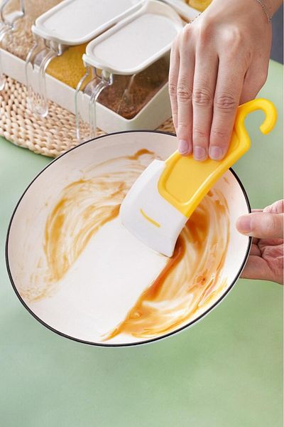 Sezka Life Silicone Spatula for Ceiling Base Cleaning - Skimmer for Washing Pans and Dishes