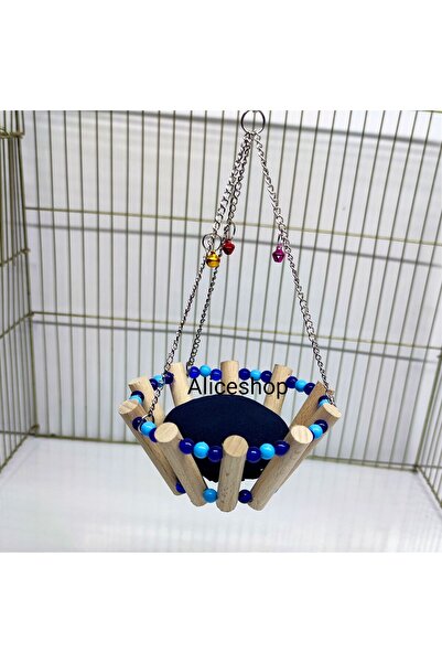 aliceshop Basket Shaped Bird Bed for Budgie and Birds in Sizes - Swing