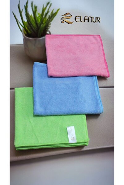 elfnur ( 3 Adet ) Mikrofiber Toz Bezi 40*40 Cm