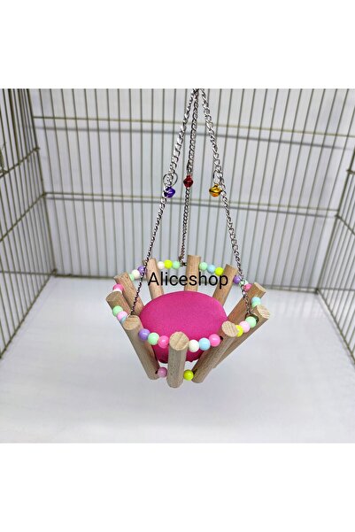 aliceshop Cushioned Bed for Budgie and Birds in Basket Shape