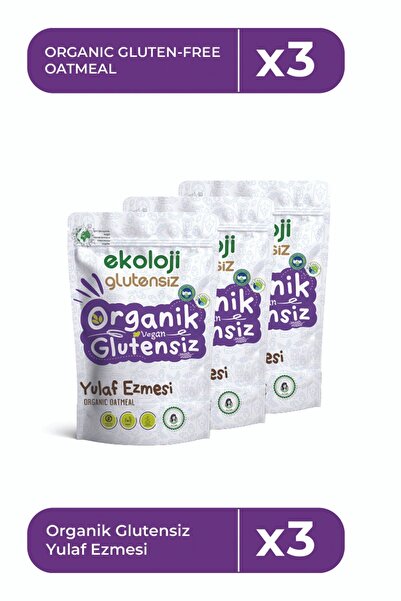 Ekoloji Glutensiz Organik Glutensiz Yulaf Ezmesi 300 Gr 3 lü Paket   Organic ...