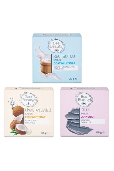 Bee Beauty صابون صلب 125 جرام × 3
