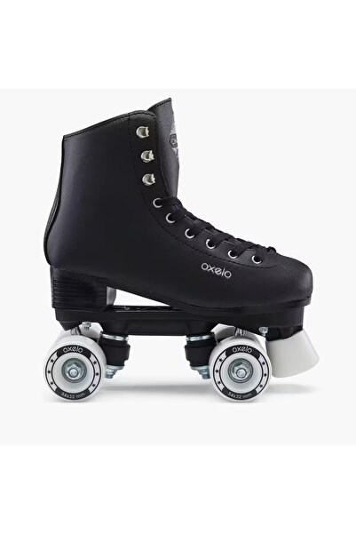 DOGASTR Skates Four Wheels - Black - Quad 100 Oxelo