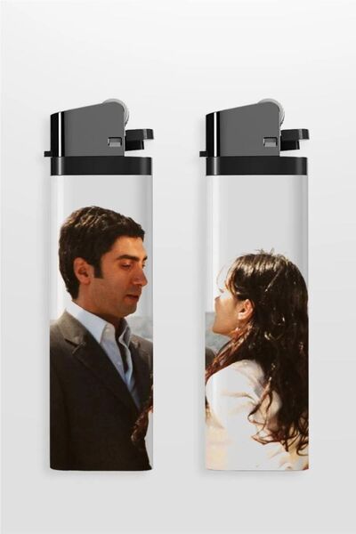 SARANG Çakmak 2'li Polat & Elif Kurtlar Vadisi Full Kaplamalı Gazlı Çakmak