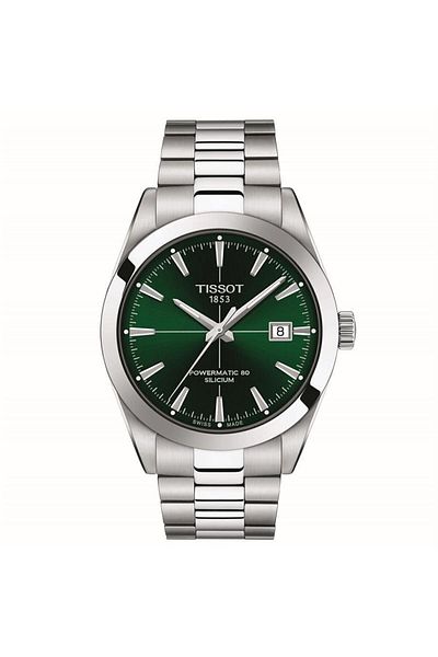 TISSOT Powermatic 80 Silicium Gentleman Wristwatch - T1274071109101