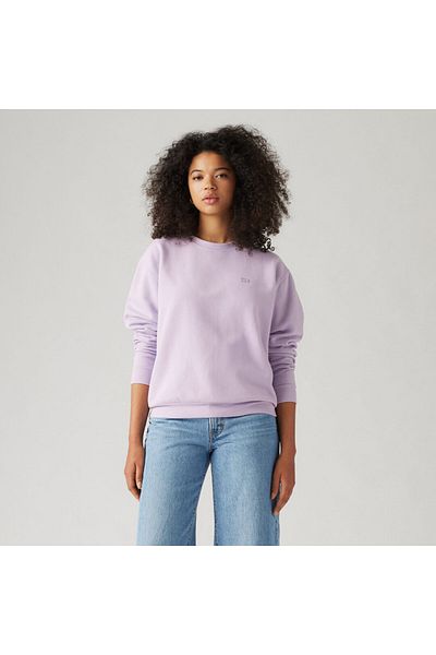 Levi's Lilac Round Neck Women's Sweatshirt - Everyday 001Ty-0002
