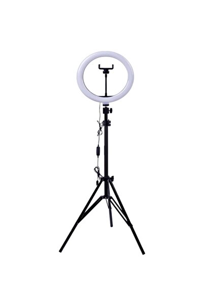 AydemirTech Ring Light 10 Inc 210 Cm Youtuber Işıklı Telefon Tutucu Makyaj Iş...