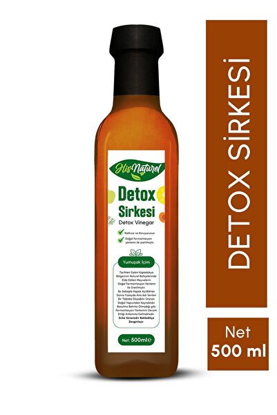 Genel Markalar His Naturel Detox Form Mix Kilo Vermeye Ödem Atmaya Yardımcı Prebiyotik Detoks Sirkesi 500 ml