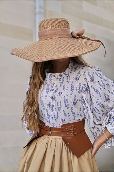 Launes Çift Tokalı Taba Korse Kemer