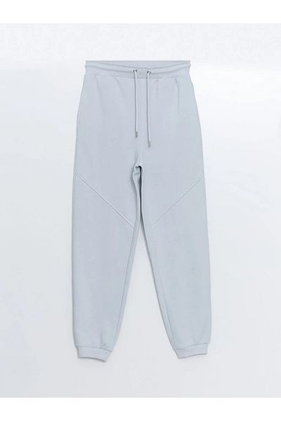 LC Waikiki Pantaloni de sport Jogger pentru femei LCW Vision Blue - Talie elastică