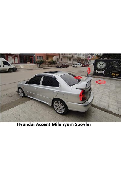 Hyundai Accent Milenyum Yüksek Rüzgarlık Boyasız Siyah