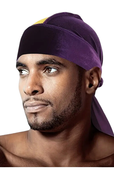 ESUSO باندانا Durag مخملية بلونين - للرجال والنساء