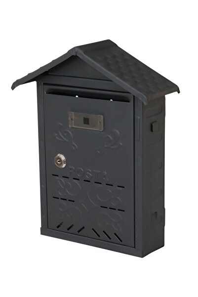 AKSAN 303 Çatılı Metal Posta Kutusu
