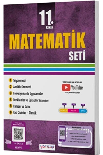 Ankara Kitap Merkezi 11. Sınıf Matematik Seti Yarı Çap Yayınları