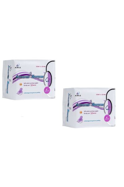 Airiz Active Oxygen &negative Ion Relax Hijyenik Gündüz Pedi 10 Adet 2'li Ava...