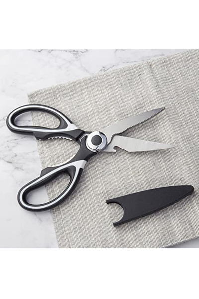 Hane216 Kitchen Scissors with Case Multi-Purpose Meat Fish Chicken Pastry Veg...