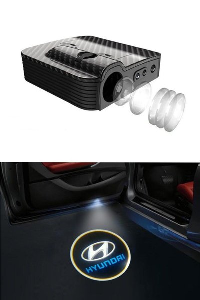 Otowinn Hyundai Pilli Kapı Altı Logo Sensörlü 2 Adet