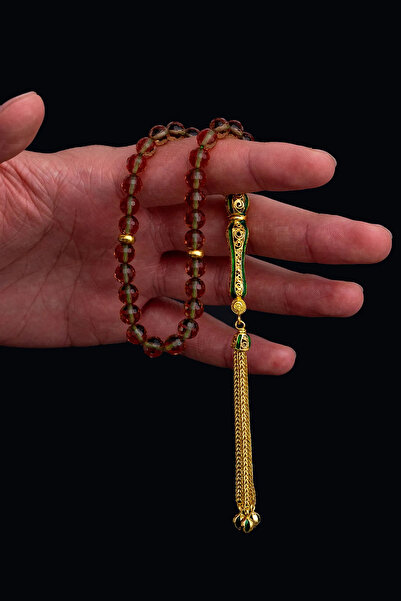 Genel Markalar Erkek Kaplama Tesbih - Zultanit Taşlı Orta Boy 7.2mm • Işıklı Kutuda • Sevgiliye • Eşe • Babaya