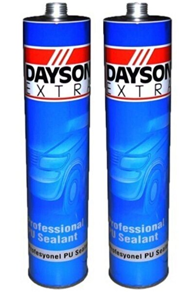 DAYSON Extra Mastik Poliüretan Beyaz Silikon Pu 280 Ml Çelik Silikon Başlıklı Renk Beyaz 2 Adet