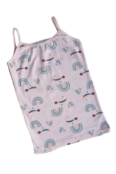 elmas kids Set boxer pentru fete din bumbac, cu modele curcubeu, roz