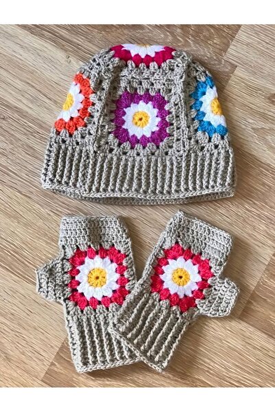 El örgüsü Set mănuși și berete croșetate pentru femei - pentru croșetat
