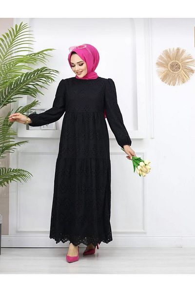 ELEGANTSTİL FISTO TESETTÜR ΜΑΥΡΟ ΦΟΡΕΜΑ