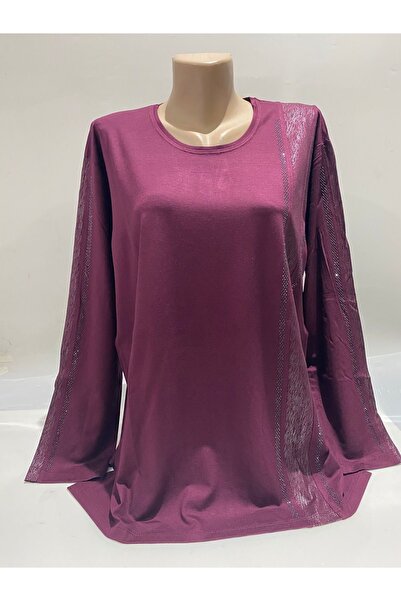 BURSPA Bluză din bumbac pieptănat, cu tăietură confortabilă în față și cu o s...