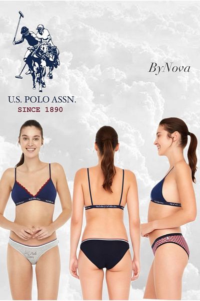 U.S. Polo Assn. U.S. Polo Assn. Lenjerie de corp pentru femei - Set de 3 slip MER.6Q6.D92.D3E.CY1B.BFF/5