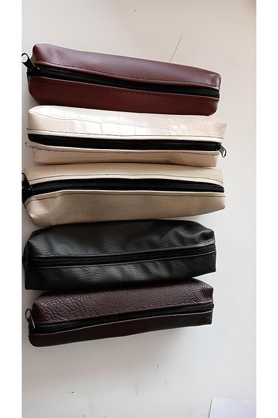 Brons Pen Holder Single Compartment Faux Leather Pen Holder (1 PC)