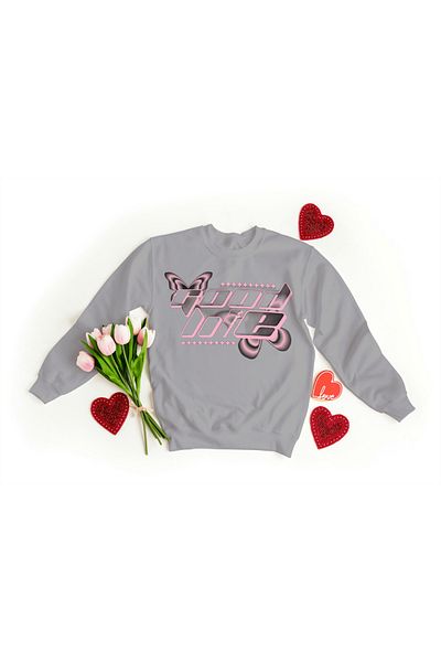 LAND MODA Φούτερ με στάμπα Oversize - Gir
