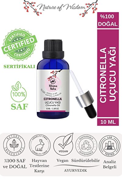 Hikona Heka Citronella Uçucu Yağı (citronella Essential Oil ) %100 Saf Ve Doğ...