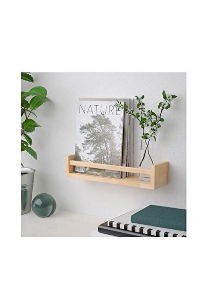 KARABEYOĞULLARI Doğal Ahşap Montessori Duvar Rafı