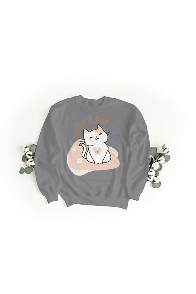 LAND MODA Φούτερ με στάμπα Oversize - Gir