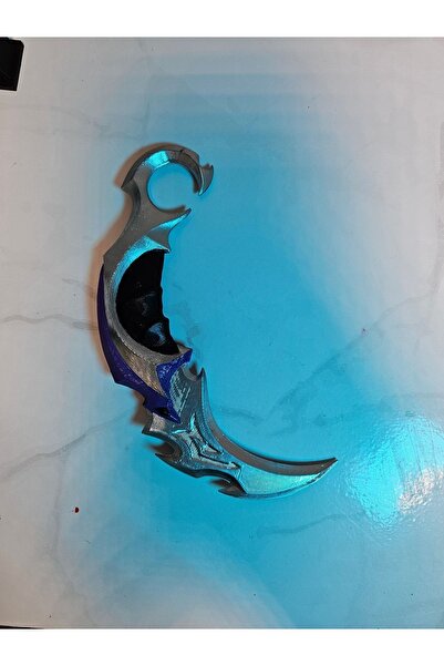 etmo 3d dizayn Valorant Yağmacı Karambit-Reaver Karambit- Plastik Figür