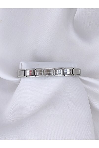 stainles steel سوار فضي من الفولاذ