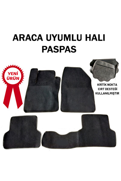 RS AUTO AKSESUAR Renault Clıo 4 Araca Uyumlu Halı Paspas