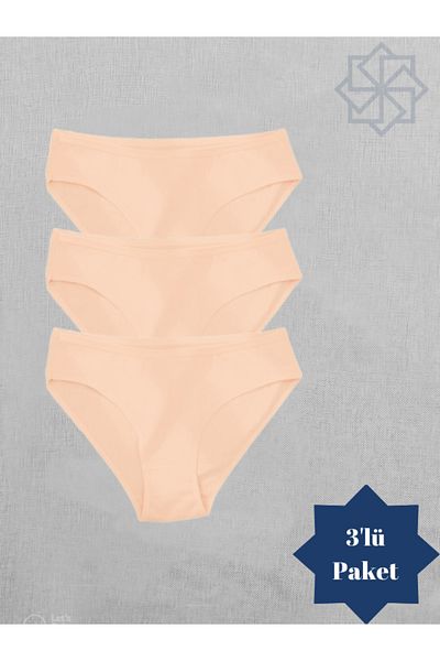 Adeniz Bikini pentru femei din bumbac-lycra - Pachet de 3 piese