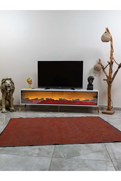 BSRMOBİLYA Leon Şömineli Tv Ünitesi 170 X 30