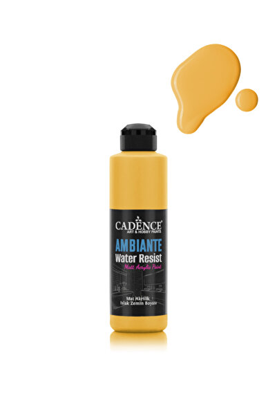 Cadence Ambiante Islak Zemin Boyası AW25 Güneş Sarı 250ML + Katalizör 10GR