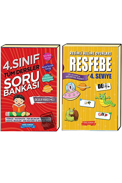 GÖNÜL YAYINCILIK 4. Sınıf Için Eğlenceli Tümdersler Ve Resfebe Seti
