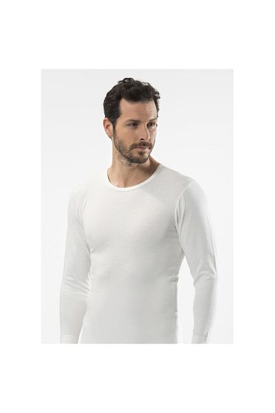 TÜREN 192 Ανδρικό Thermal Cycling Neck Ανδρικό μακρυμάνικο - Λευκό